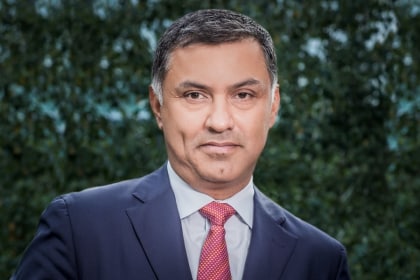 The portrait of Nikesh Arora