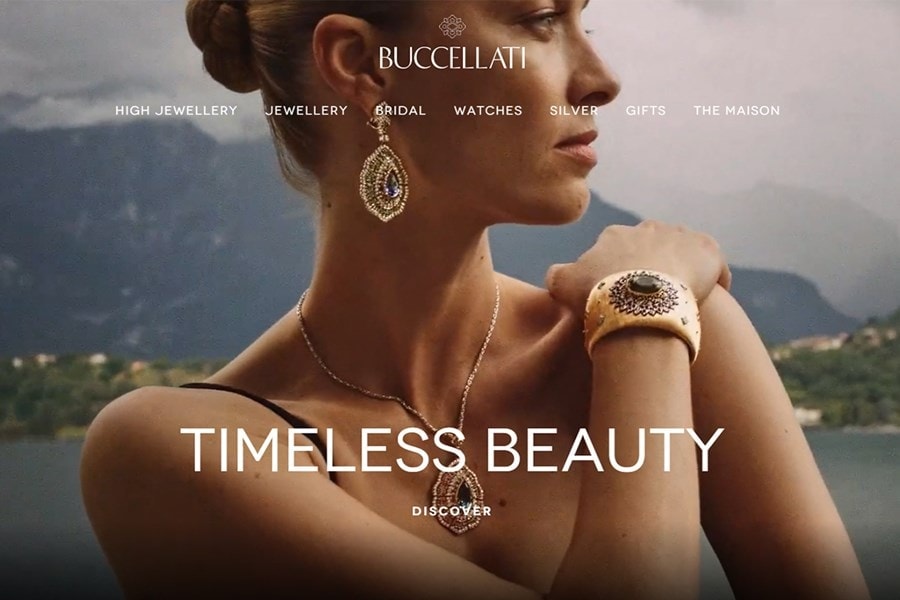 Buccellati New Website Homepage