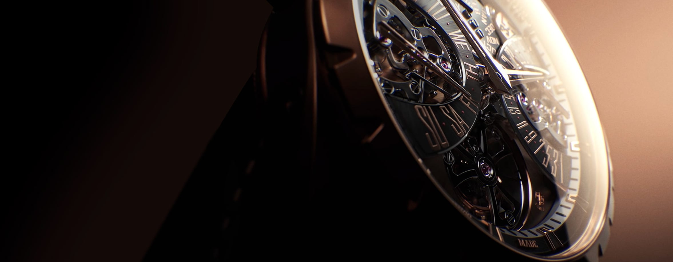 Watch quadrant on the right hand side 