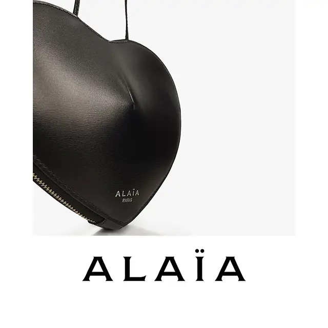 A black leather bag