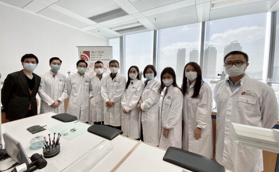 A group photo of the Retail Academy and Institute of Swiss Watchmaking partner in Hong Kong