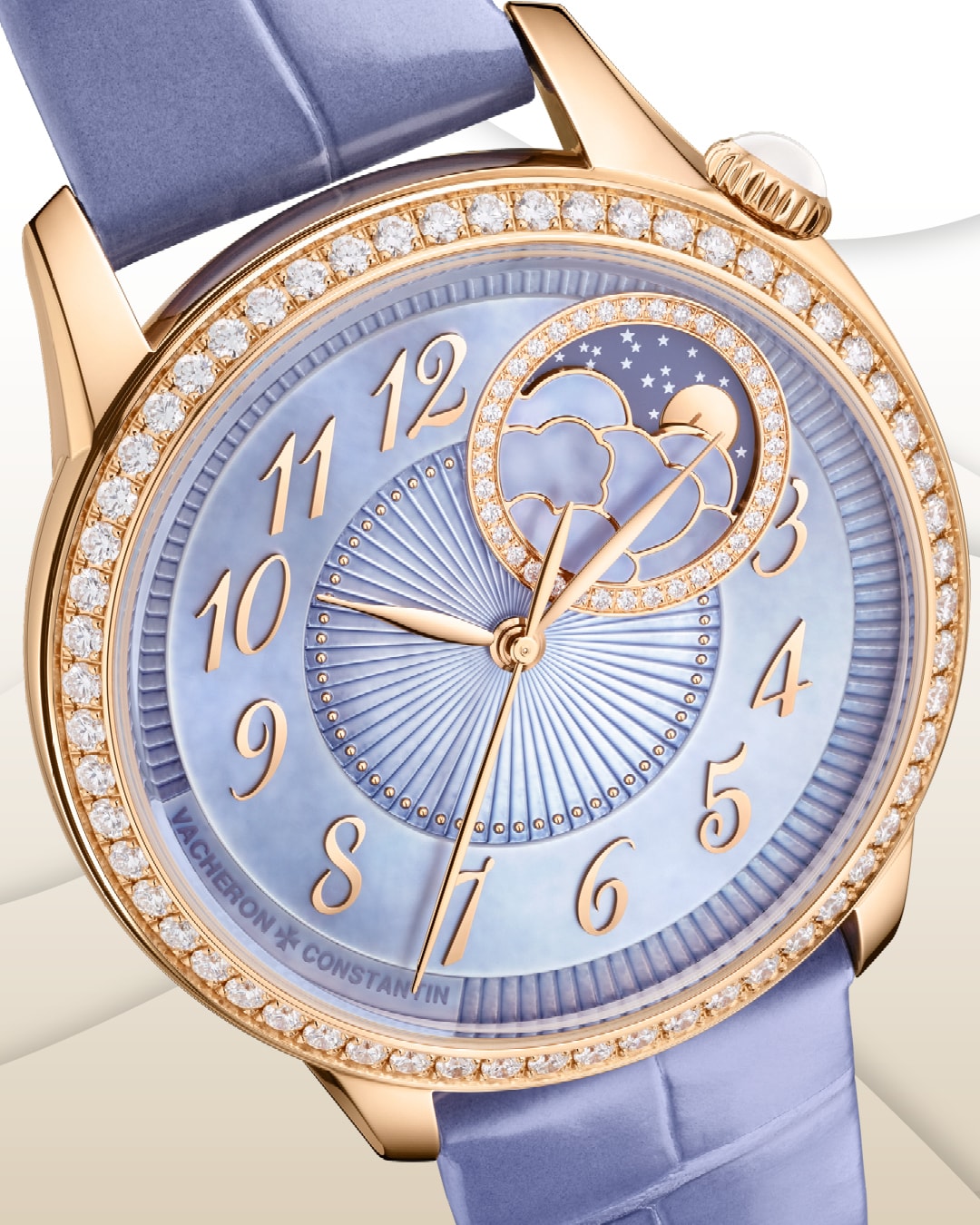 Vacheron Constantin Égérie purple watch 